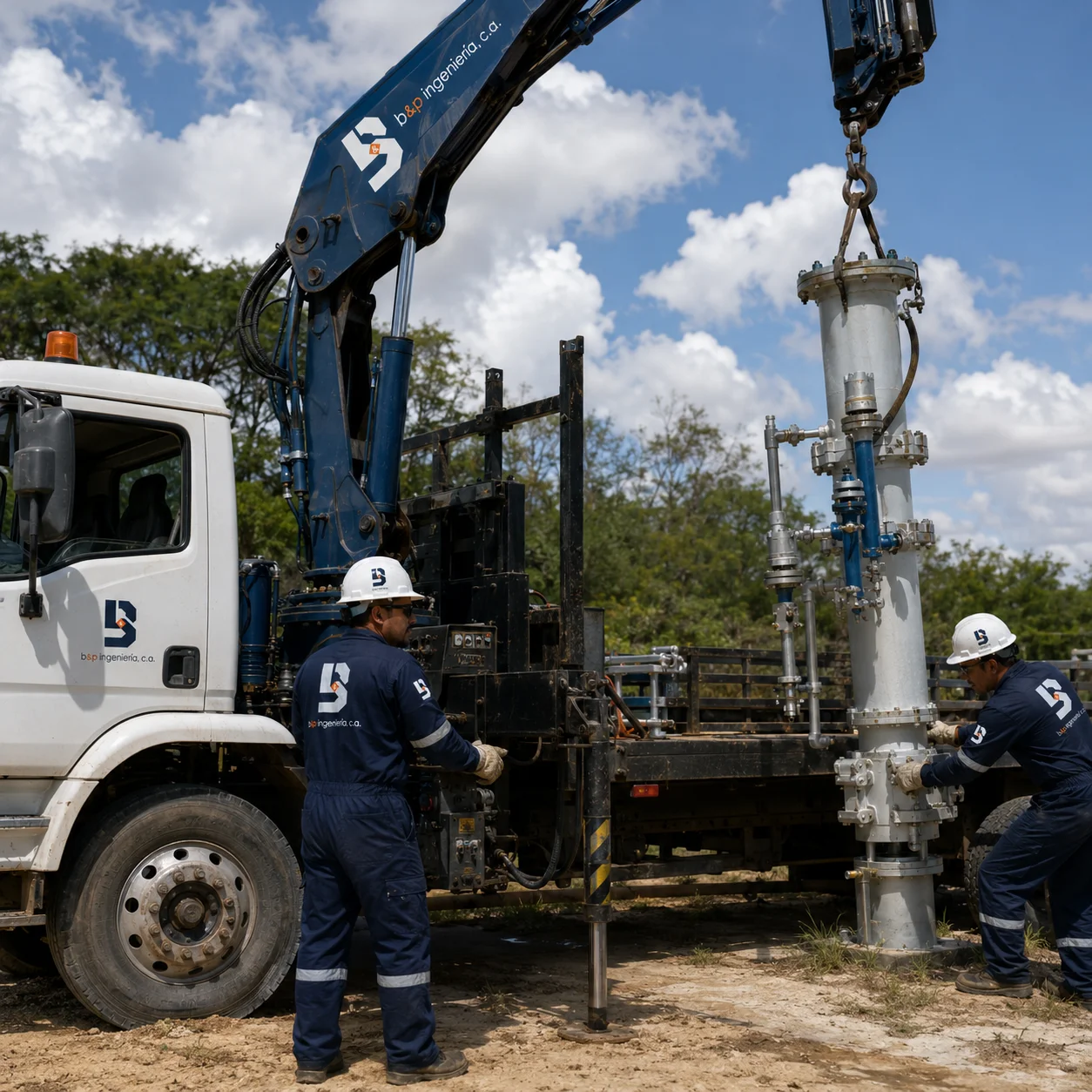 Equipos y apoyo operativo en campo de B&P Ingeniería, C.A. — BYPICA