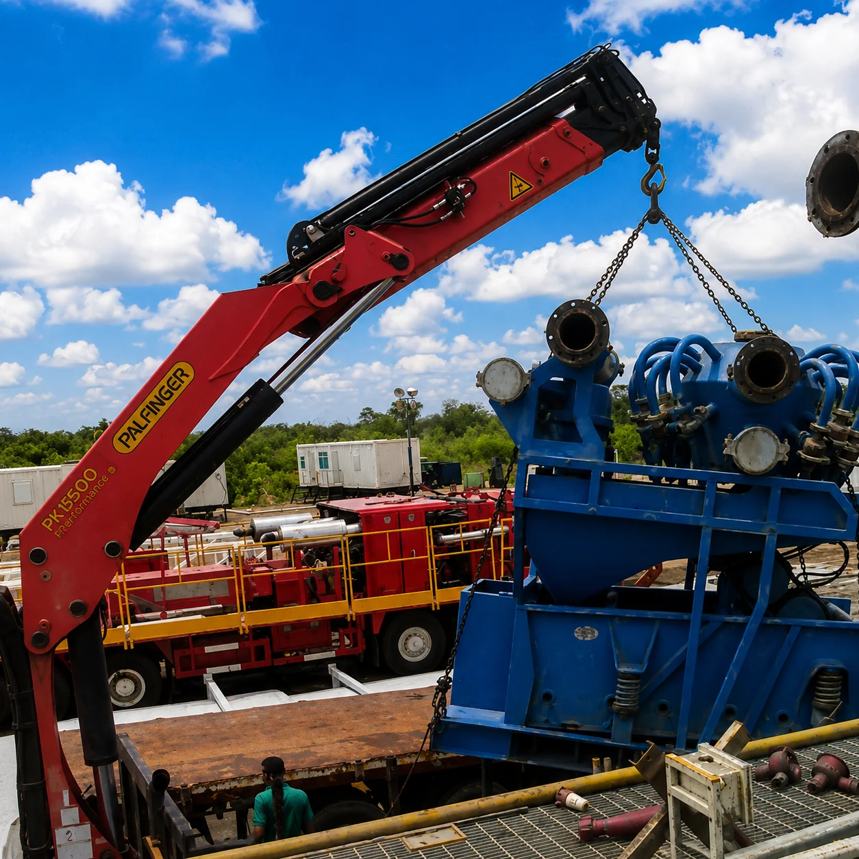 Lifting equipment and field support by B&P Ingeniería, C.A. — BYPICA