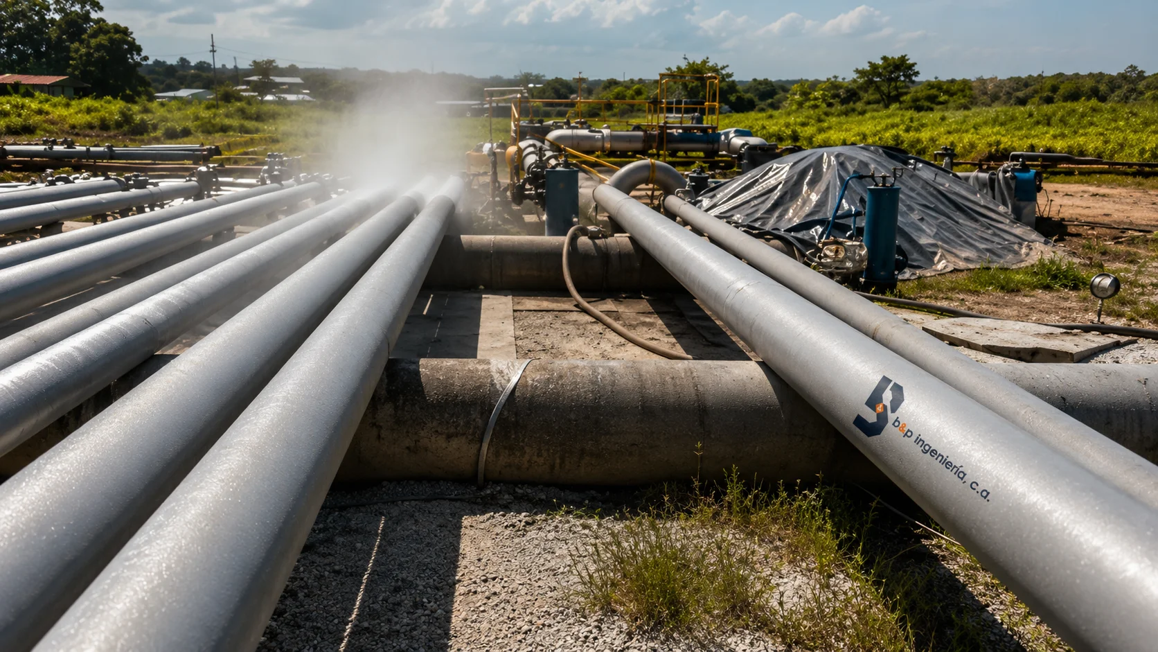Hydrostatic testing performed by B&P Ingeniería, C.A. — BYPICA