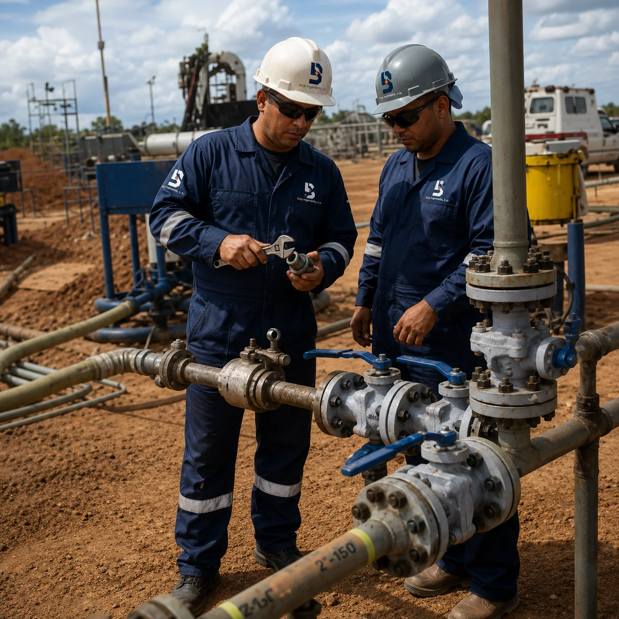 Field operation related to B&P Ingeniería, C.A. — BYPICA safety, environment and quality policies