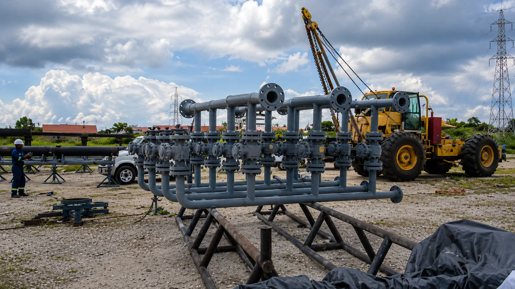 Industrial assembly and pipeline works by B&P Ingeniería, C.A. — BYPICA