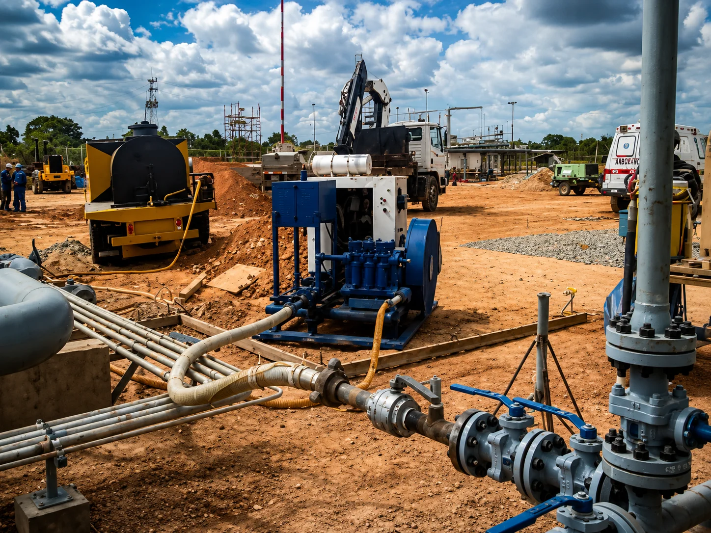 Technical testing and field operations performed by B&P Ingeniería, C.A. — BYPICA